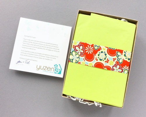 Yuzen Single Gift Box Box Review + Promo Code – Fall 2017