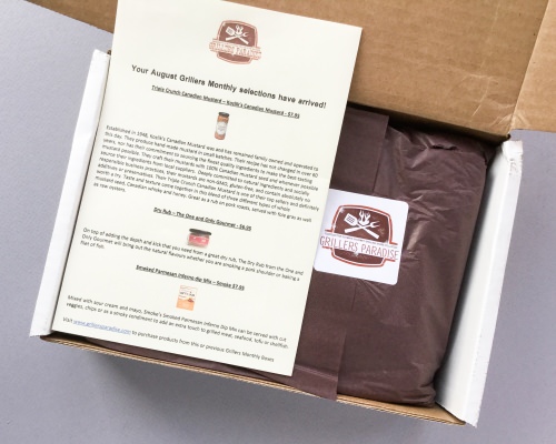 Grillers Paradise Subscription Box Review + Coupon Code – August 2017