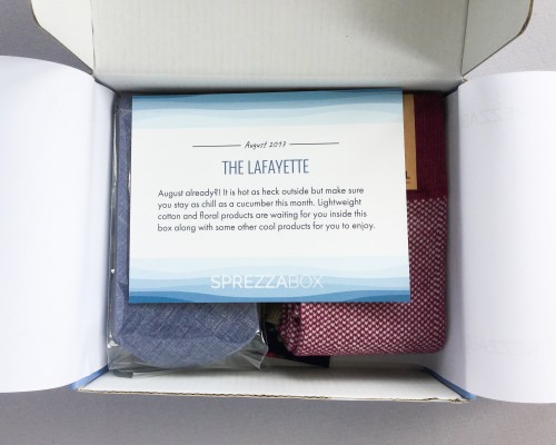 SprezzaBox Subscription Box Review + Coupon Code – August 2017