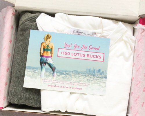 YogaClub Subscription Box Review + Coupon Code – October 2017