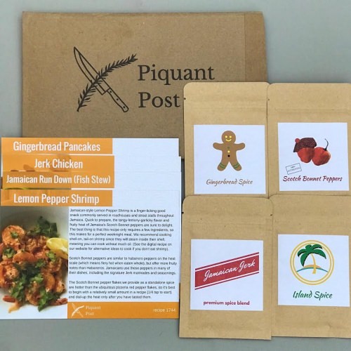 Piquant Post Subscription Box Review + Coupon Code – October 2017