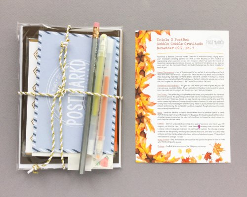 Postmark’d Studio Subscription Box Review + Coupon Code – November 2017