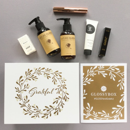 Glossybox Subscription Box Review + Coupon Code – November 2017