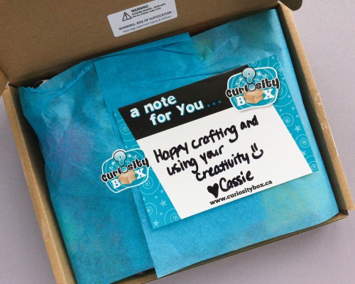 Curiosity Box Subscription Box Review – November 2017