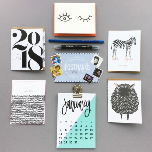 Postmark’d Studio Subscription Box Review – January 2018