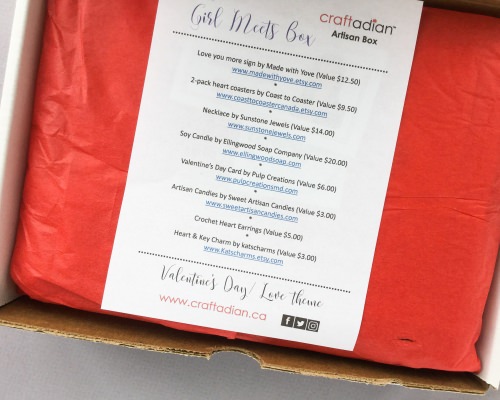 Craftadian Artisan Subscription Box Review + Coupon Code – February 2018