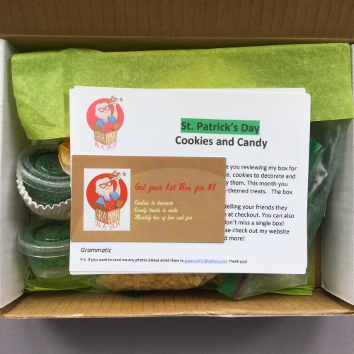 Gramma in a Box Subscription Box Review + Coupon Code – March 2018