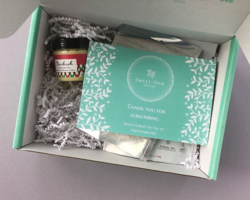 Sweet Oak Subscription Box Review + Coupon Code – June 2018
