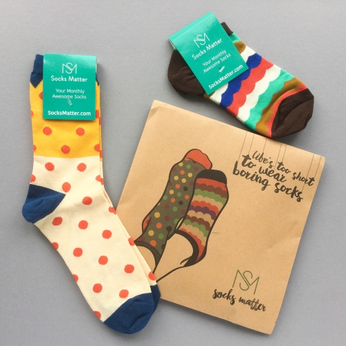 Socks Matter Subscription Box Review + Coupon Code – May 2018
