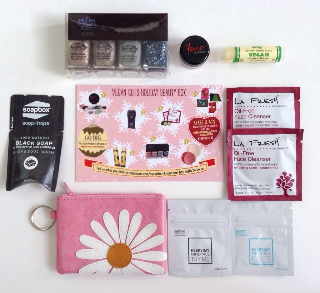 Vegan Cuts Holiday Beauty Box Review – December 2013