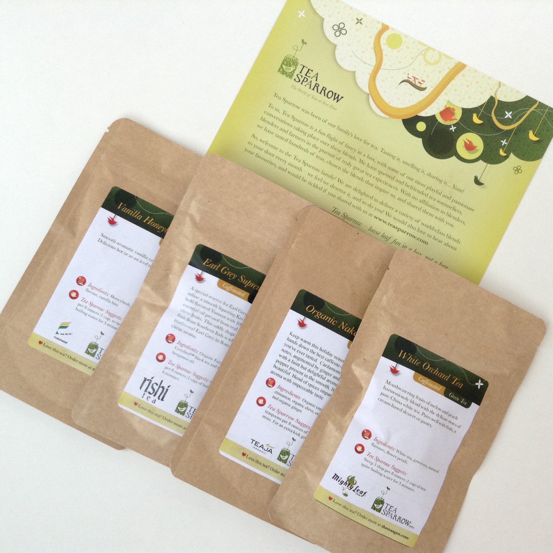 Tea Sparrow Review + Promo Code – December 2013
