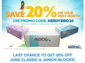 Nerd Block Promo Code + Last Chance For June Classic & Junior Early Bird!