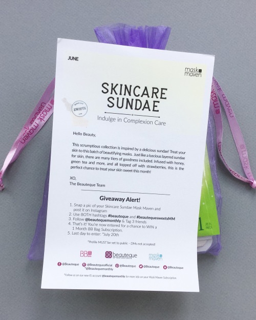 Beauteque Mask Maven Review + Coupon Code – June 2016