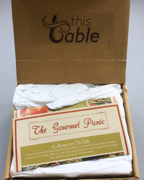 This Table Gourmet Box Review – August 2016