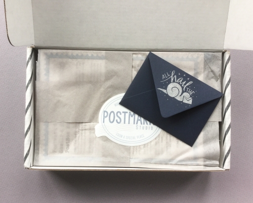 Postmark’d Studio Subscription Box Review – September 2018