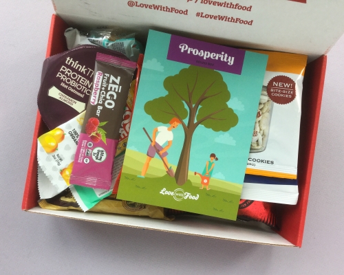 Love With Food Subscription Box Review + Promo Code – September 2018