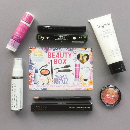 Vegan Cuts Beauty Box Review – September 2018