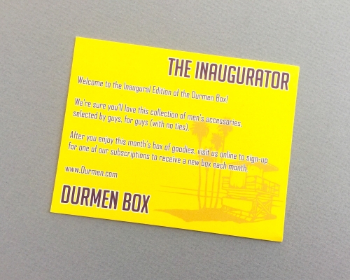 Durmen Subscription Box Review + Coupon Code – December 2018