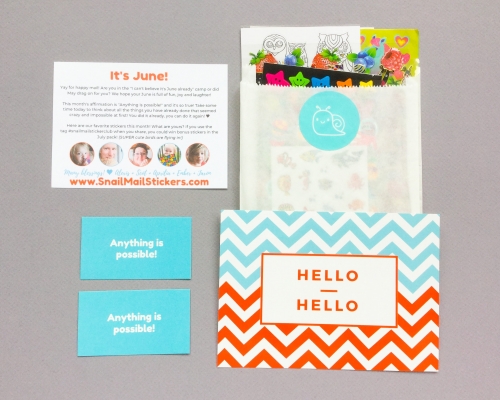 Snail Mail Stickers Subscription Box Review + Coupon Code – June 2019