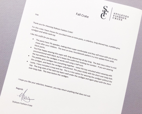 Styleyes Fashion Crate Subscription Box Review – September 2019